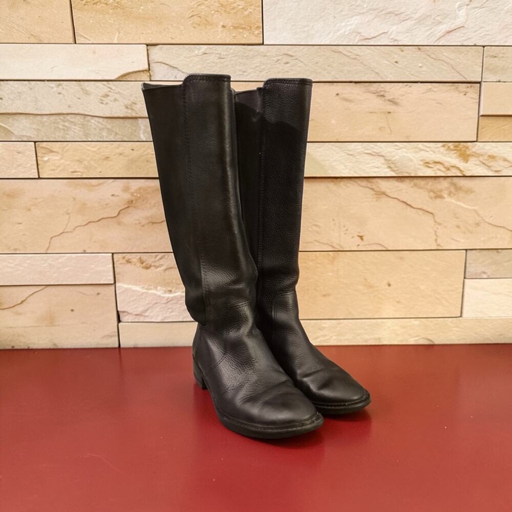 Tory Burch Elegant Black Over the Knee Boots